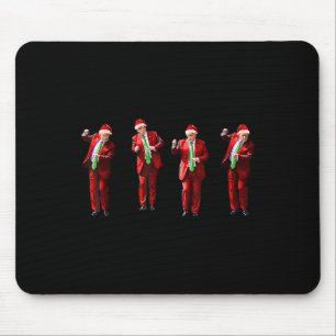 Trump Tanz Weihnachtsmann Weihnachten Xmas Pyjama Mousepad