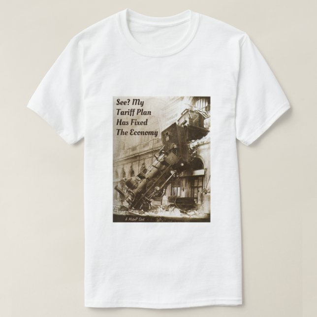 Trump Tarife - Ein MisterP-Shirt T-Shirt (Design vorne)