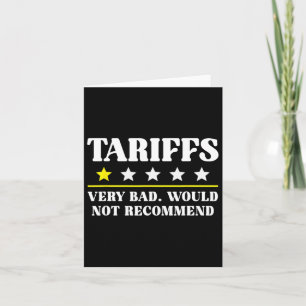 Trump Tariff USA würde Zölle nicht sonstwas empfeh Karte