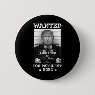Trump Tasse schot für U.S. Gewollt Präsident 2024  Button