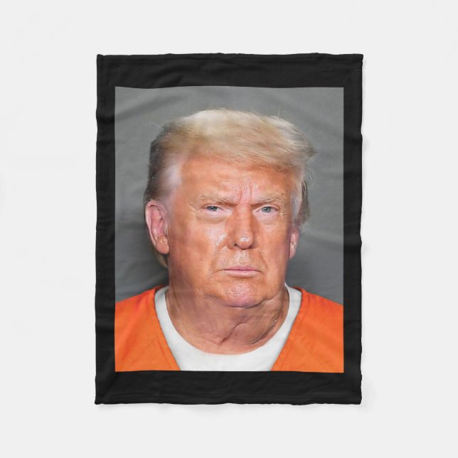 Trump Tasse Shot 1 Fleecedecke (Vorderseite)
