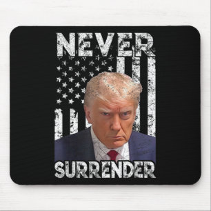 Trump Tasse Shot 2024 American Flag Women übergebe Mousepad