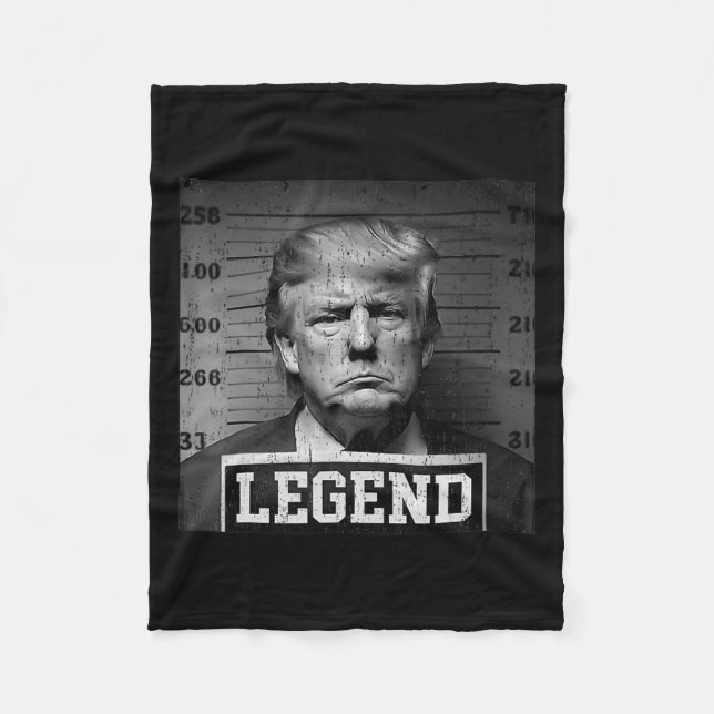 Trump Tasse Shot Fleecedecke (Vorderseite)