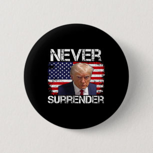 Trump-Tasse soll 2024 nie aufgeben Button