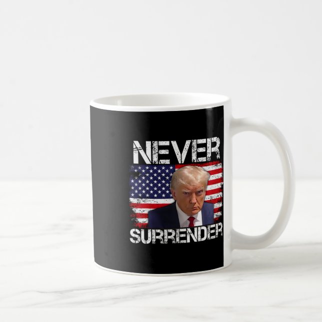 Trump-Tasse soll 2024 nie aufgeben Kaffeetasse (Rechts)