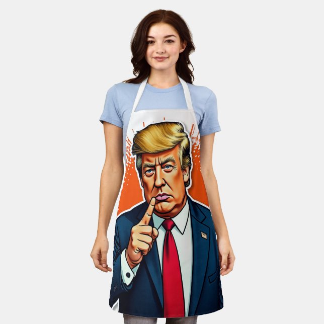 Trump Tellin' vom Lib Schürze (Getragen)