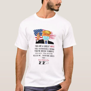 Trump Toilettenpapier Glücklich Mutter_S Tag 2020  T-Shirt