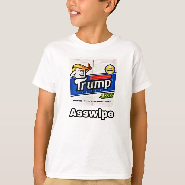 Trump-Toilettenpapier T-Shirt (Vorderseite)