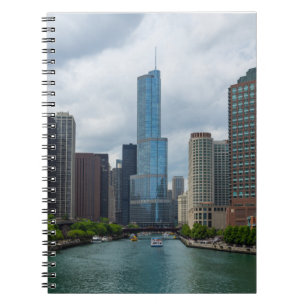 Trump Tower Chicago River Notizblock