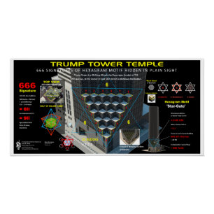 Trump Tower Hexagram Poster
