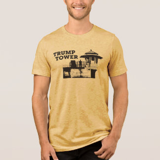 Trump Tower (Schwarz auf Hell) T-Shirt Tri-Blend Shirt