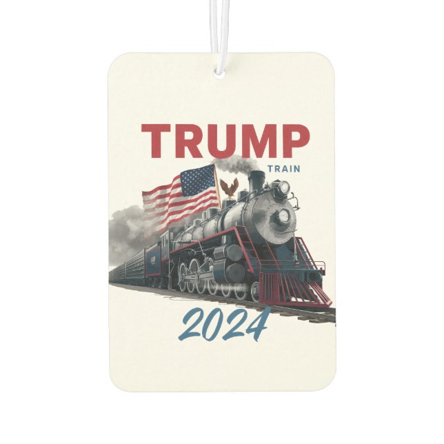 Trump Train 2024 Autolufterfrischer (Rückseite)