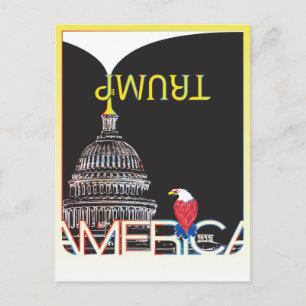 TRUMP Trompete & Capitol Postkarte