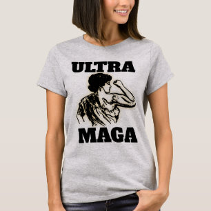 TRUMP ULTRA MAGA FRAUEN LADIES T - SHIRT