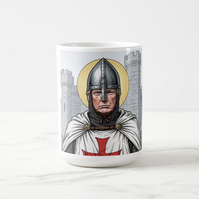 Trump und die Tempelritter Kaffeetasse (Mittel)