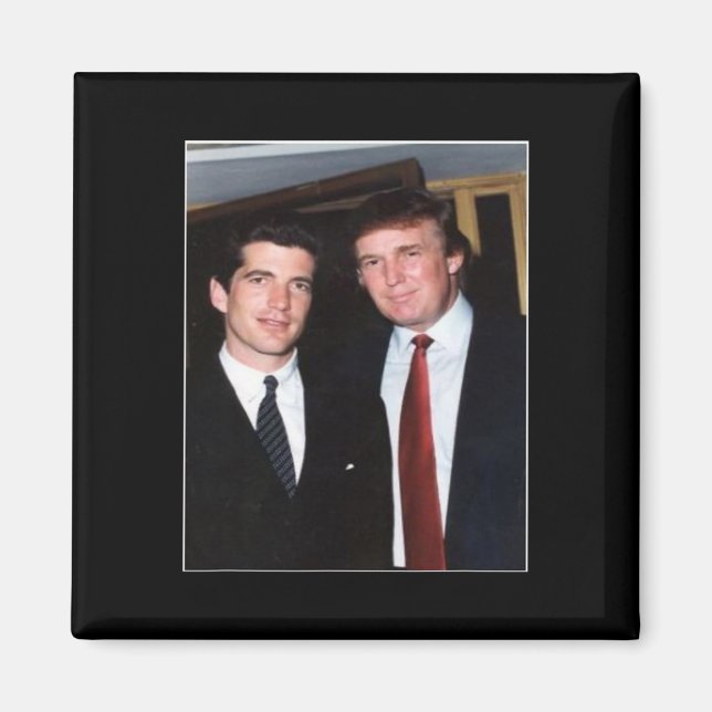 Trump und JFK anonym Magnet (Vorne)