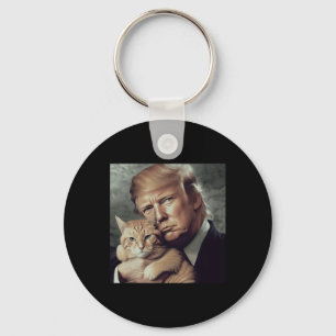 Trump und Katze - Funny Trump Cat Meme Schlüsselanhänger