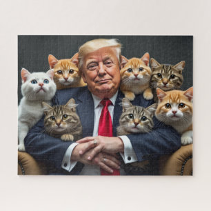 TRUMP UND KATZEN KATZEN-PUZZLE