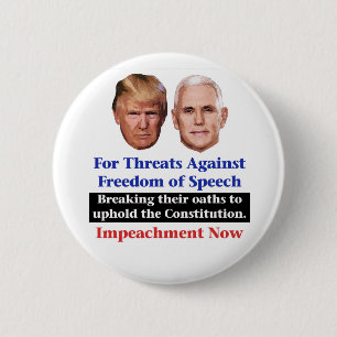 Trump und Pence Button