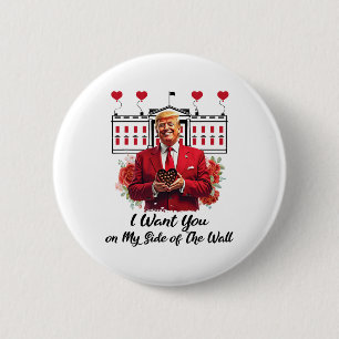 Trump und Schokolade Blume, die ich Ihnen auf mein Button