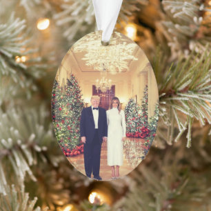 Trump US-Präsident Weißen Haus Weihnachten Ornament