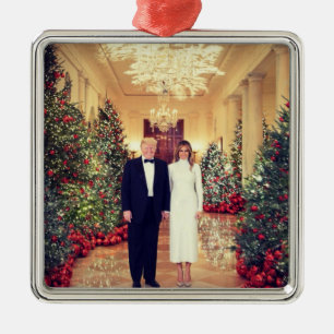 Trump US-Präsident Weißen Haus Weihnachten Ornament Aus Metall