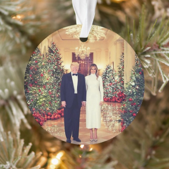 Trump US-Präsident White House Weihnachten Ornament (Baum)