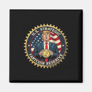 Trump US-Strategische Furz-Münzreserve Magnet