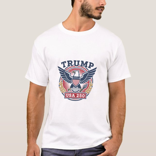 Trump USA 250 Eagle T-Shirt (Vorderseite)