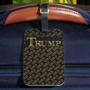 TRUMP USA GOLD GEPÄCKANHÄNGER