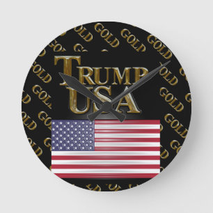 TRUMP USA GOLD RUNDE WANDUHR