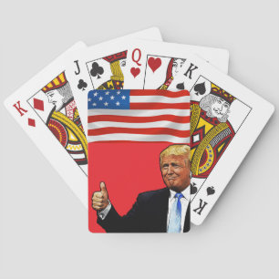 Trump USA Poker Spielkarten