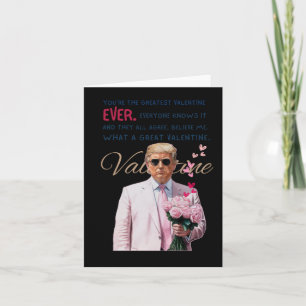 Trump Valentine Karte