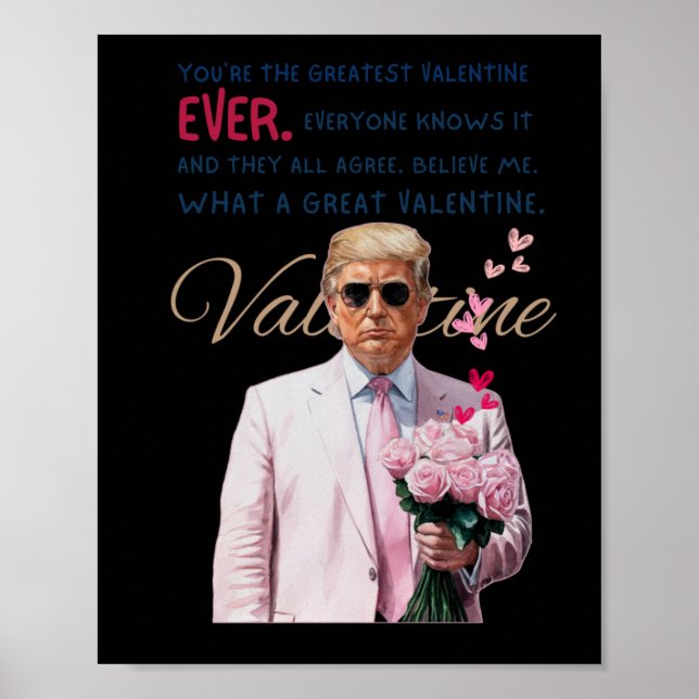 Trump Valentine Poster (Vorne)