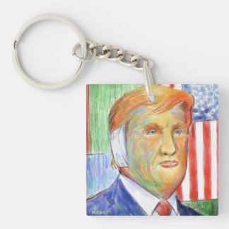 Trump Van Gogh Schlüsselanhänger