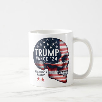 Trump Vance 2024 America First Kaffeetasse