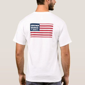 Trump Vance 2024 American Flag T-Shirt