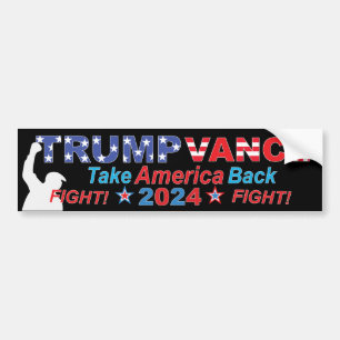 TRUMP VANCE 2024 AUTOAUFKLEBER