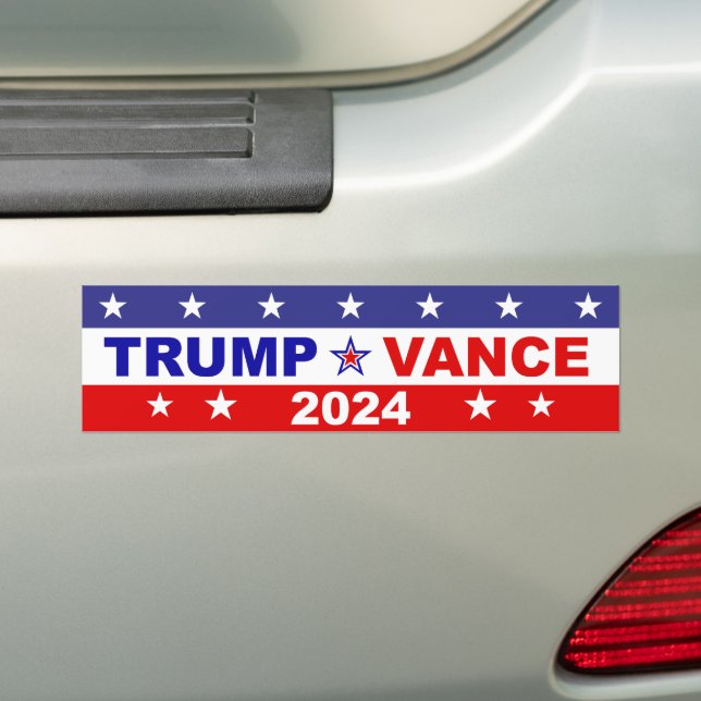 TRUMP VANCE 2024 AUTOAUFKLEBER (Auf Auto)