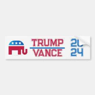 Trump Vance 2024 Autoaufkleber