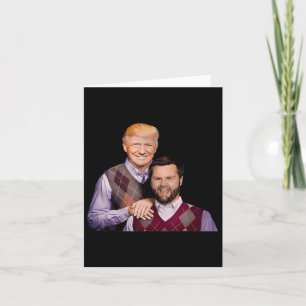 Trump Vance 2024 Brüder Lustige Parodie Trump J D Karte