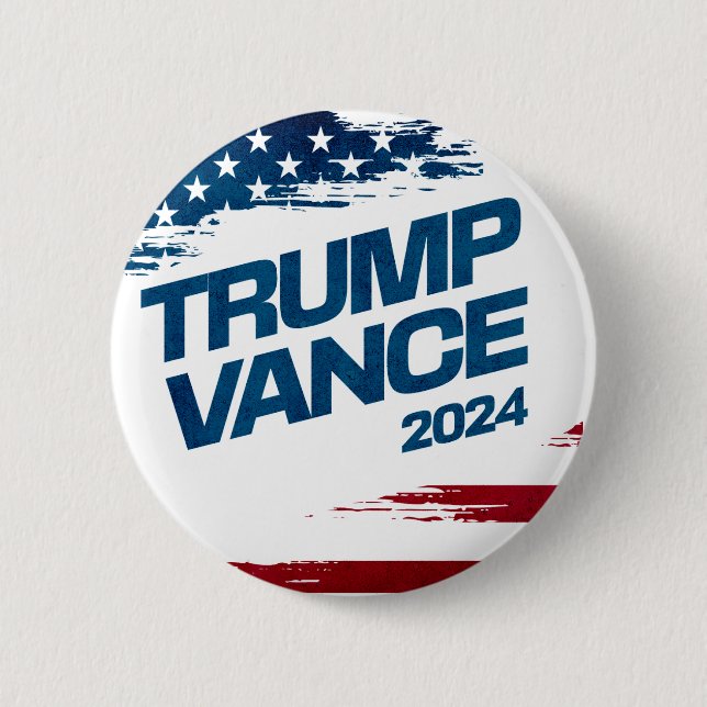 Trump Vance 2024 Button (Vorderseite)