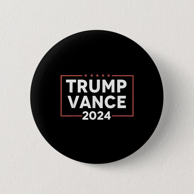Trump Vance 2024 Button (Vorderseite)