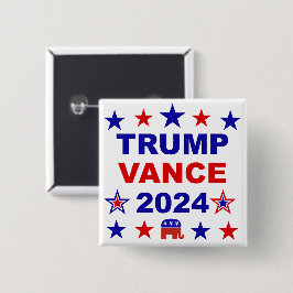 Trump Vance 2024 Button