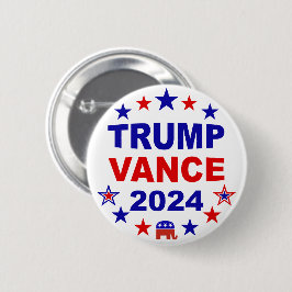 Trump Vance 2024 Button