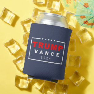 Trump Vance 2024 Classic Rectangle Logo Dosenkühler