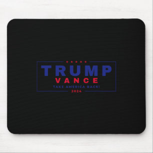 Trump Vance 2024 Donald Trump J.d. Vance Take Amer Mousepad