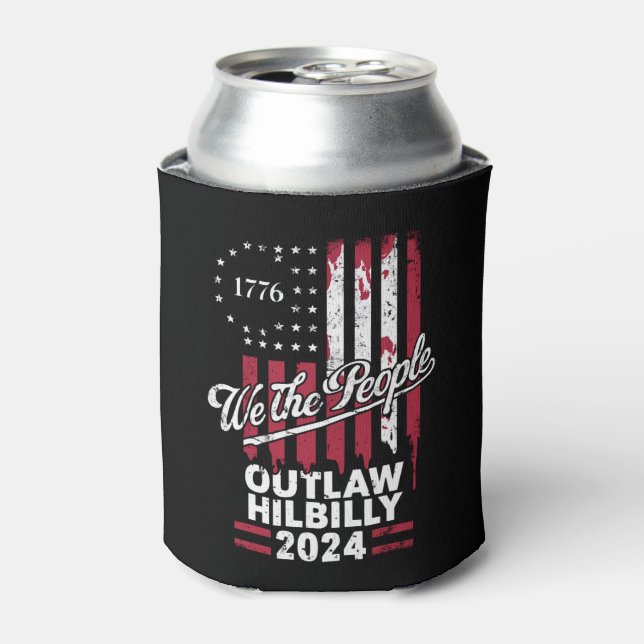 Trump Vance 2024 Donald Trump verwirft Hillbilly Dosenkühler (Kanne Vorderseite)