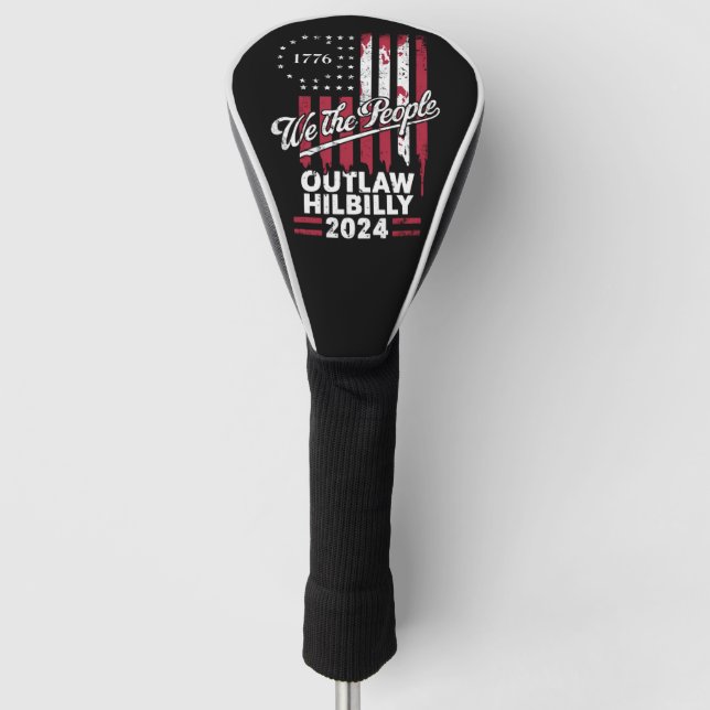 Trump Vance 2024 Donald Trump verwirft Hillbilly Golf Headcover (Vorderseite)