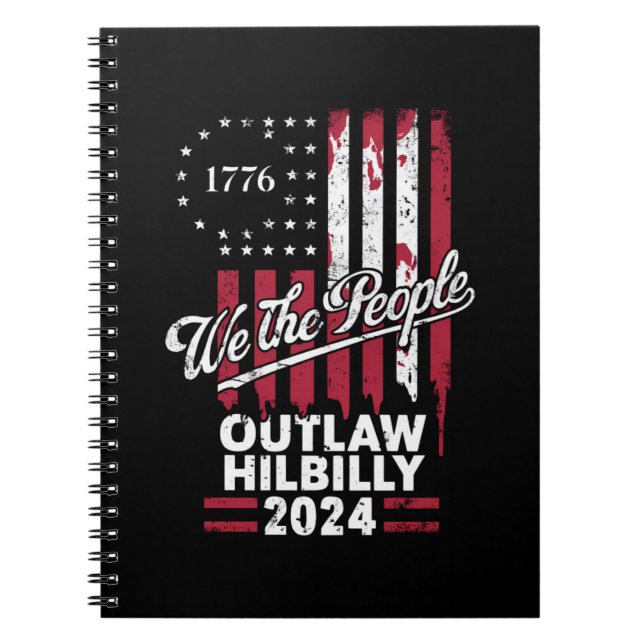 Trump Vance 2024 Donald Trump verwirft Hillbilly Notizblock (Vorderseite)